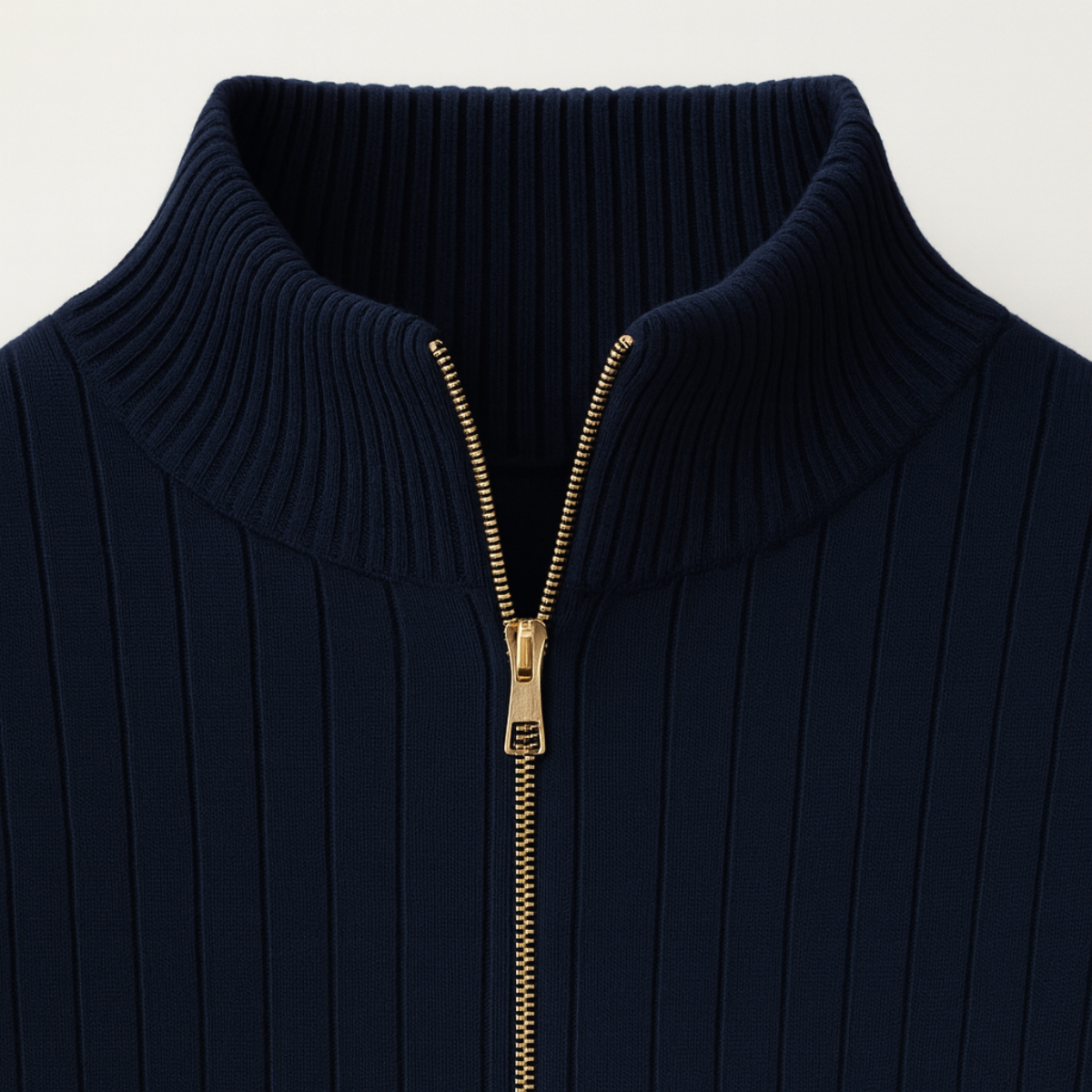 The Ashford Ribbed Half Zip Jumper for Men
