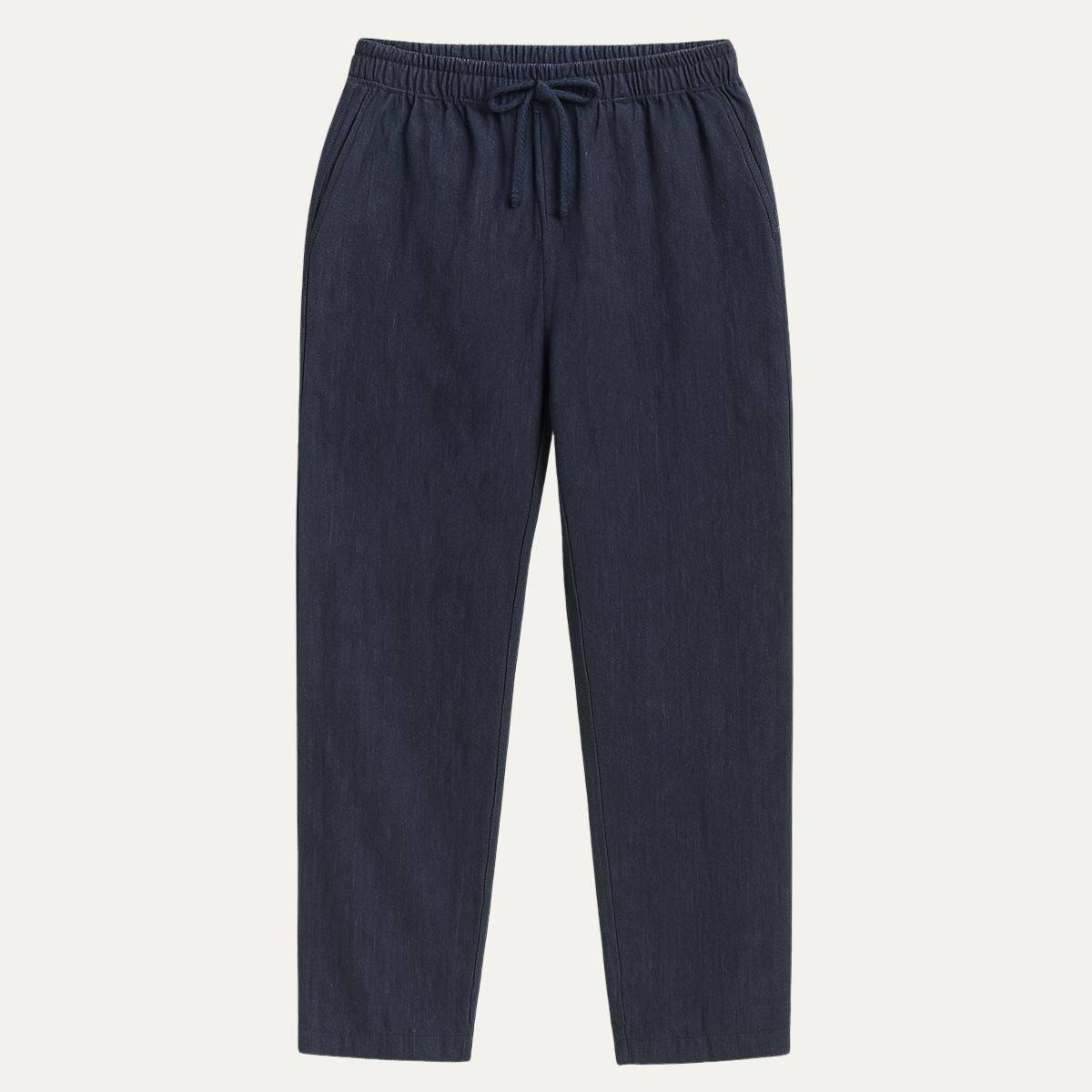 The Old Money Beige Linen Pants for Men