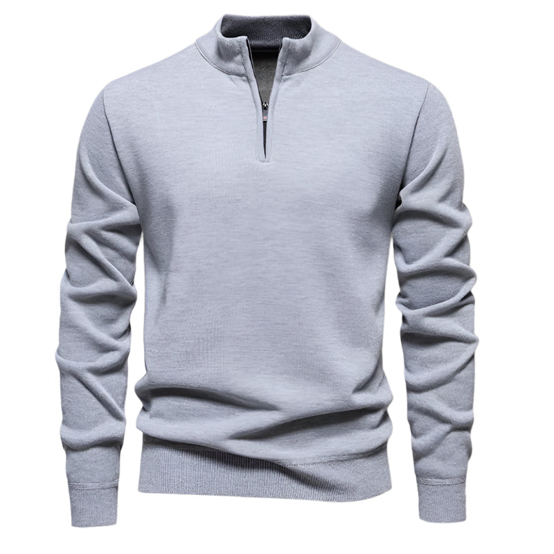 The Warwick Quarter Zip Jumper-The British Gentlemen