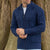 The Galway Cable Knit Full Zip Wool Cardigan for Men