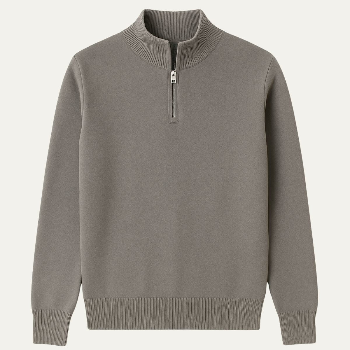 The Old Money Half-Zip Sweater for Men – Navy Blue