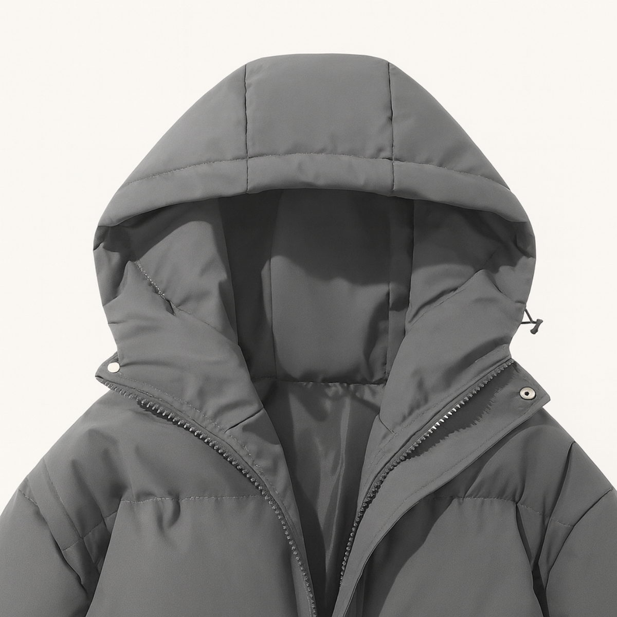 The Hamilton Men's Winter Quilted Puffer Jacket with Hood