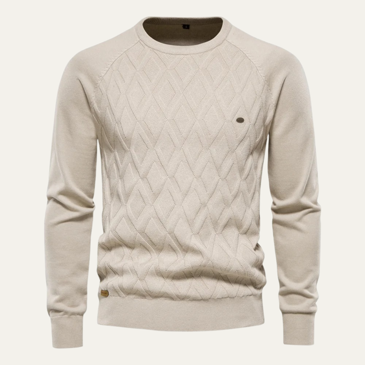 The Cannobio Men’s Classic Cable Knit Crew Neck Jumper