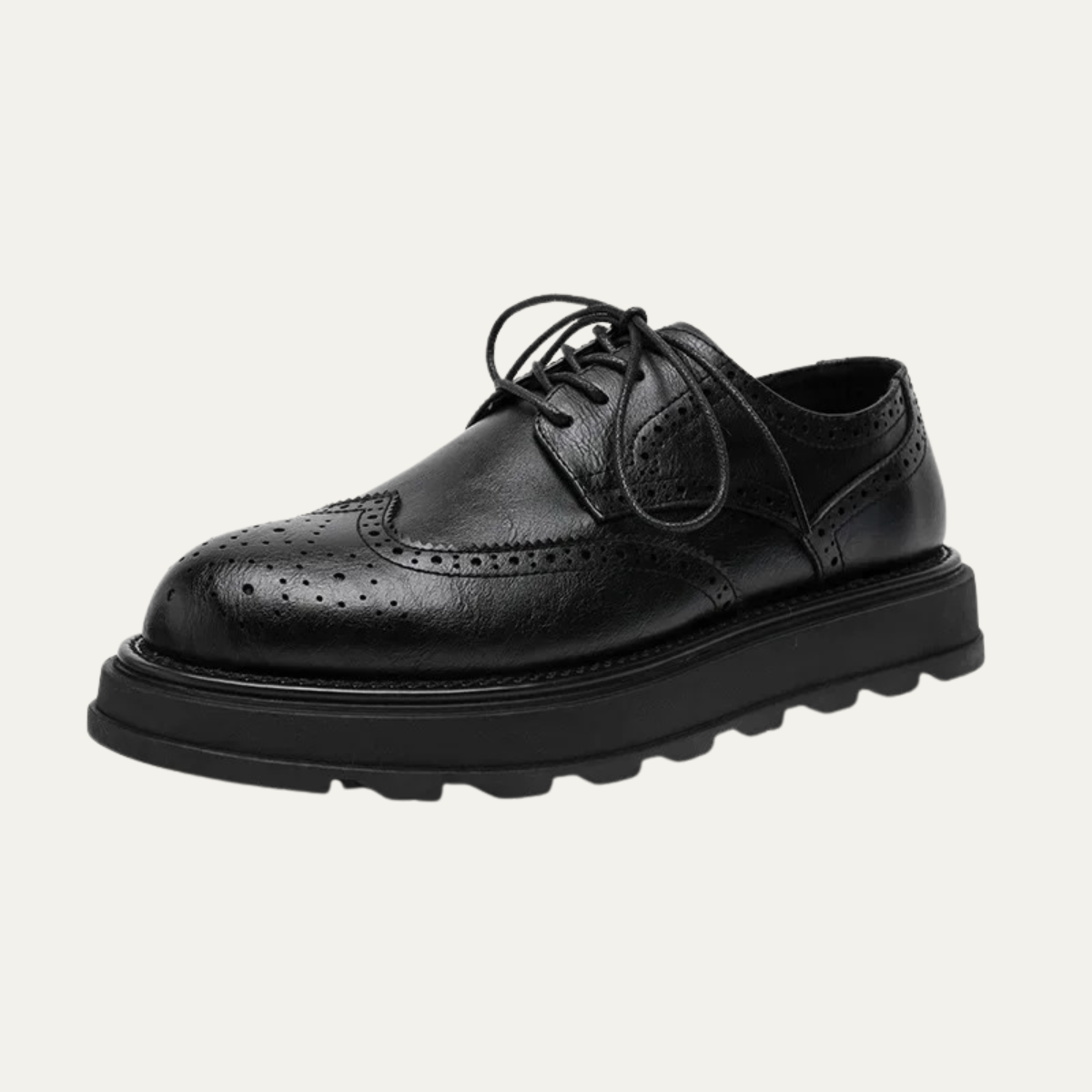 The Montalcino Men’s Leather Brogue Classic Lace Up Dress Shoes