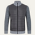 The Aberdeen Men's Quilted Knit Padded Zip Up Cardigan