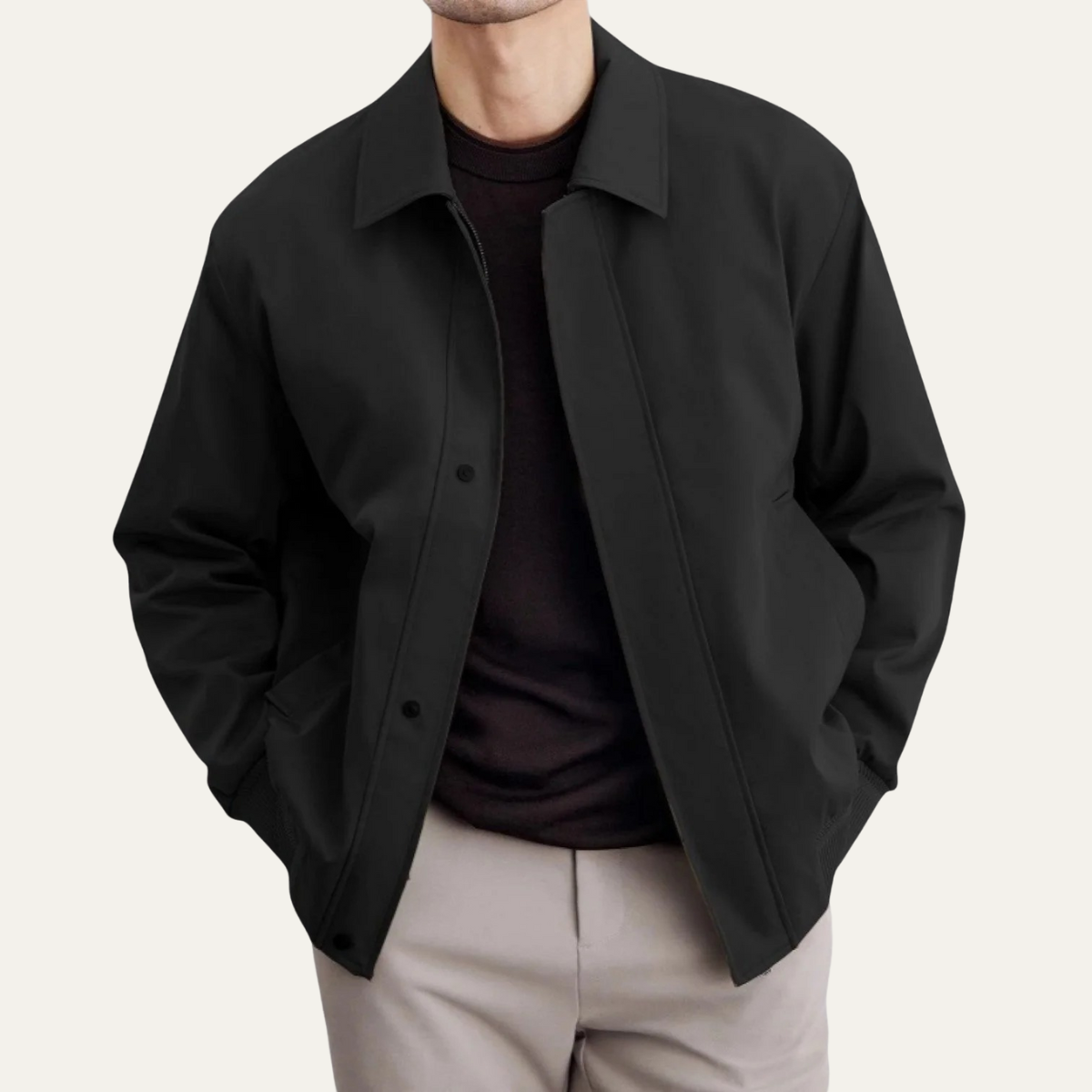 The Bologna Men's Elegant Lightweight Autumn Coach Jacket