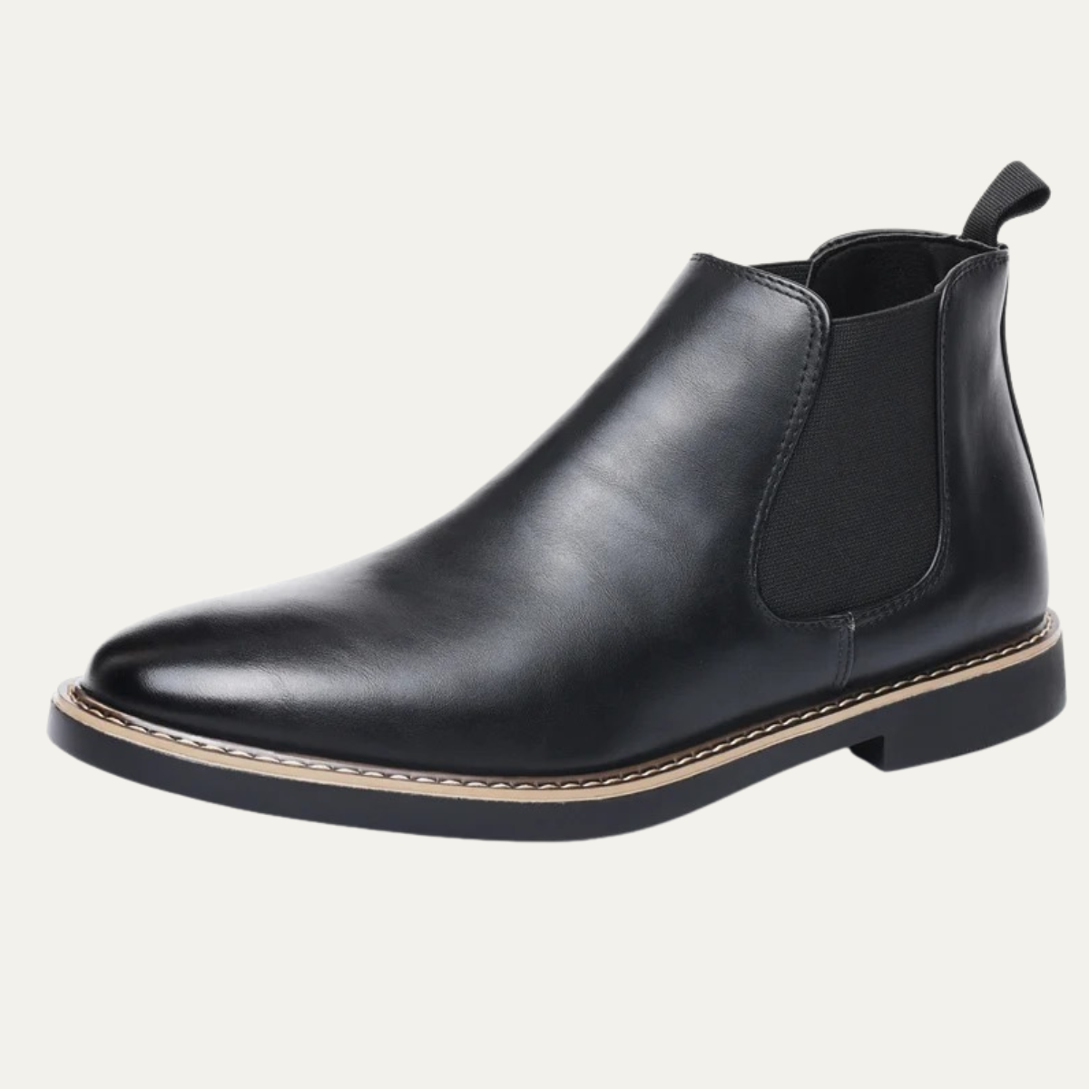 The Ascot Men’s Elegant Leather Chelsea Boots