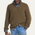 The Brighton Men's Merino Wool Jumper - Half Zip Knitted Pullover