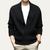The Hebrides Men's Chunky Knit  Shawl Collar Cardigan