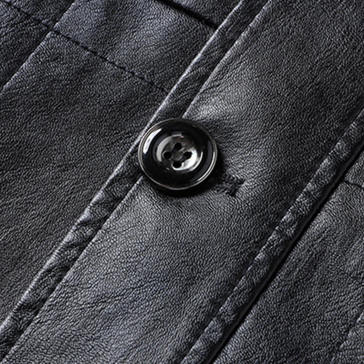 The Riomaggiore Men's Smart Casual Faux Leather Jacket