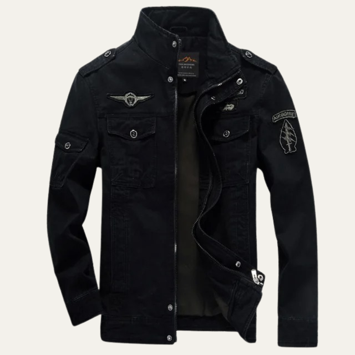 The Aberdeen Men's Trendy Cargo Cotton Jacket with Pockets