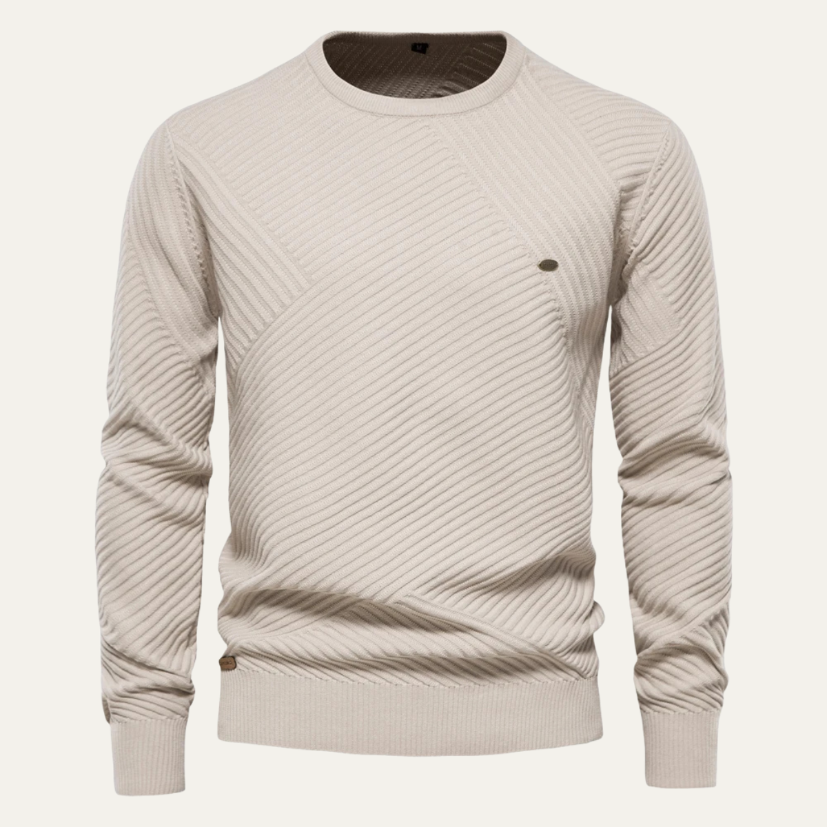 The Stirling Men's Casual Slim Fit Knit Crew Neck Jumper