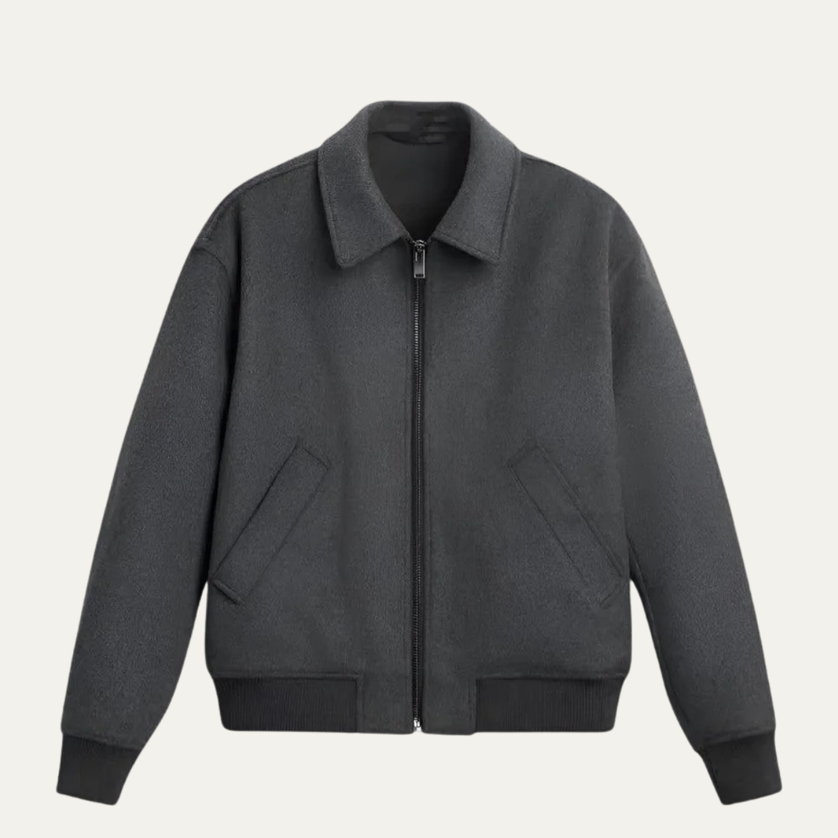The Camden Men’s Modern Wool Polo Collar Jacket for Fall & Winter