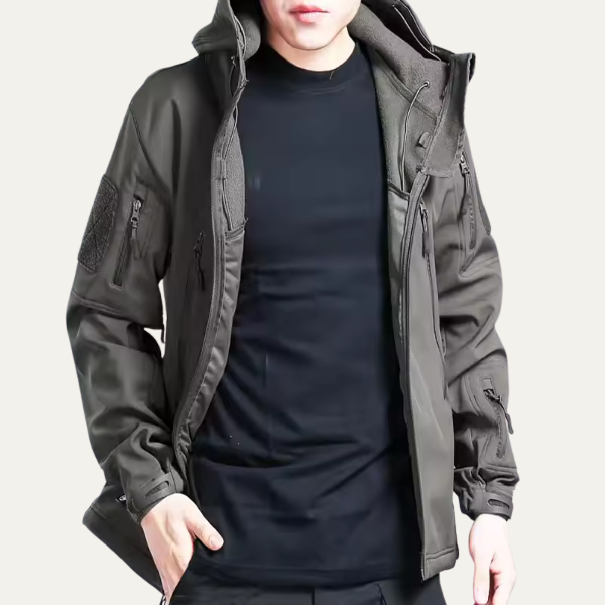 The Falkirk Men's Waterproof Tactical Outdoor Jacket with Hood