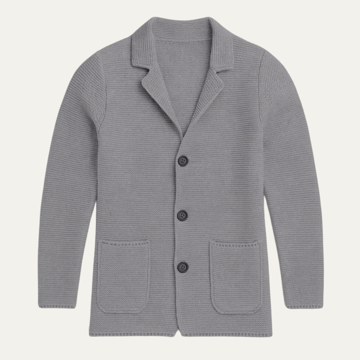 The Giudecca Men’s Casual Knitted Button Down Blazer Cardigan