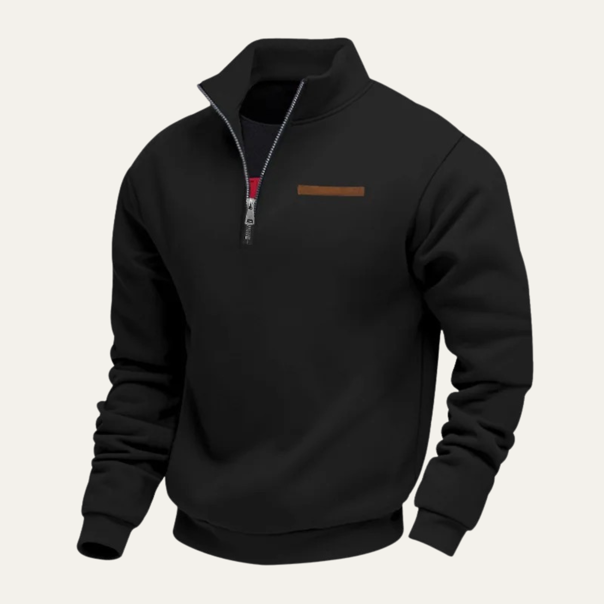 The Canterbury Men’s Quarter Zip Casual Stand Collar Jumper