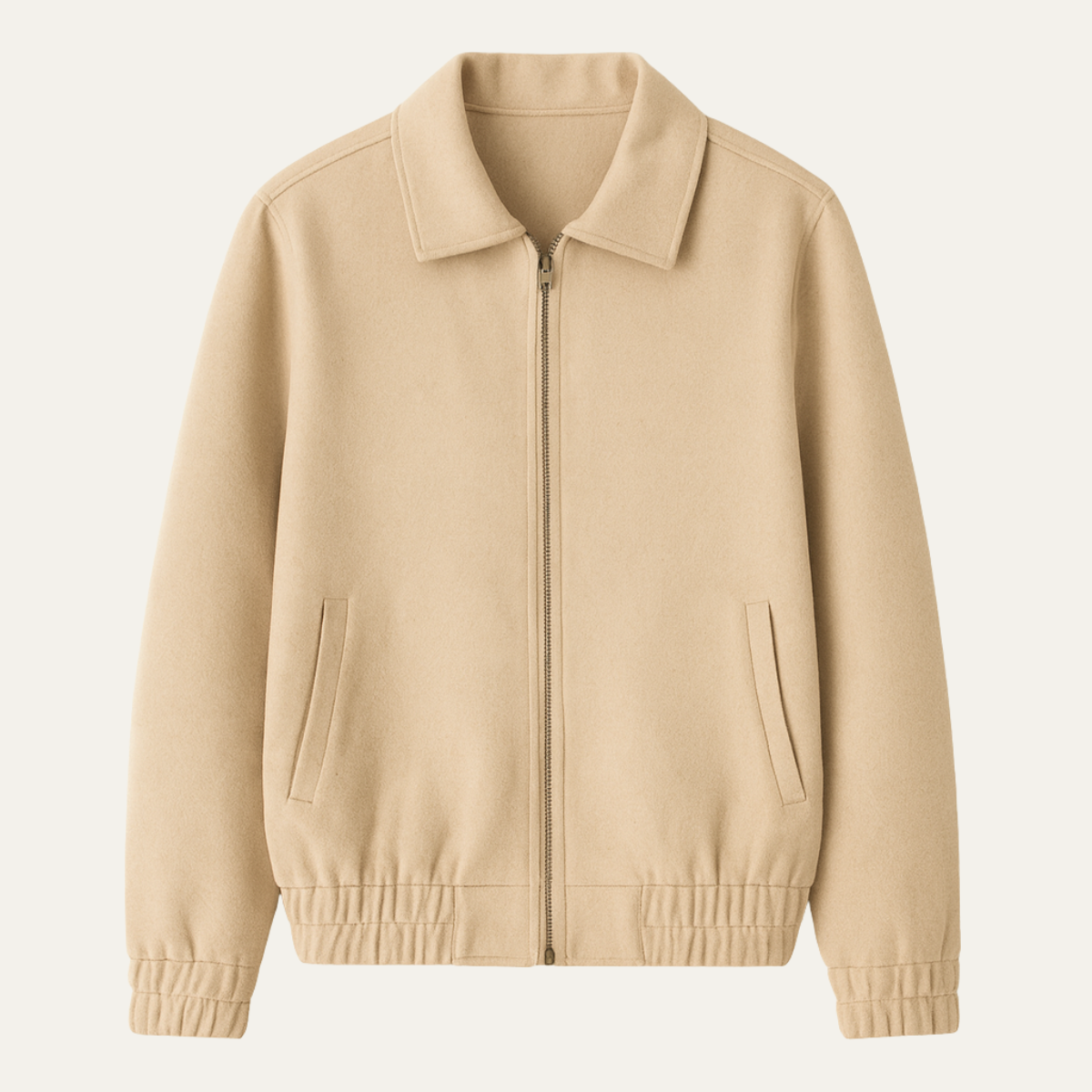 The Beaconsfield Men's Classic Wool Zip Up Jacket