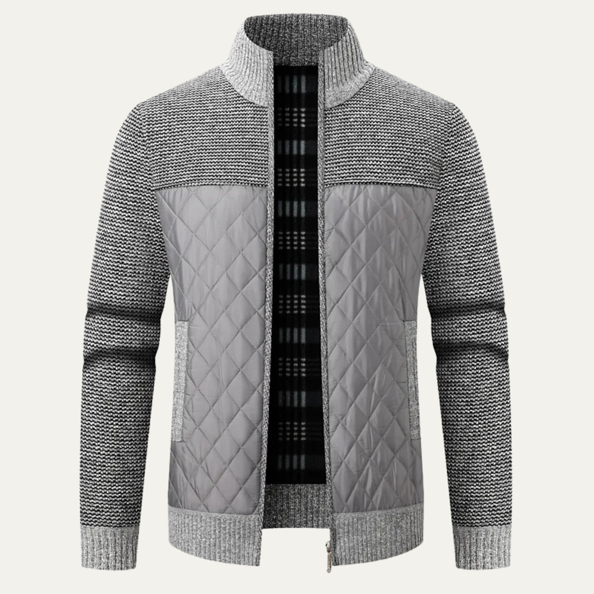 The Greenock Men's Stylish Padded Warm Zip Jacket
