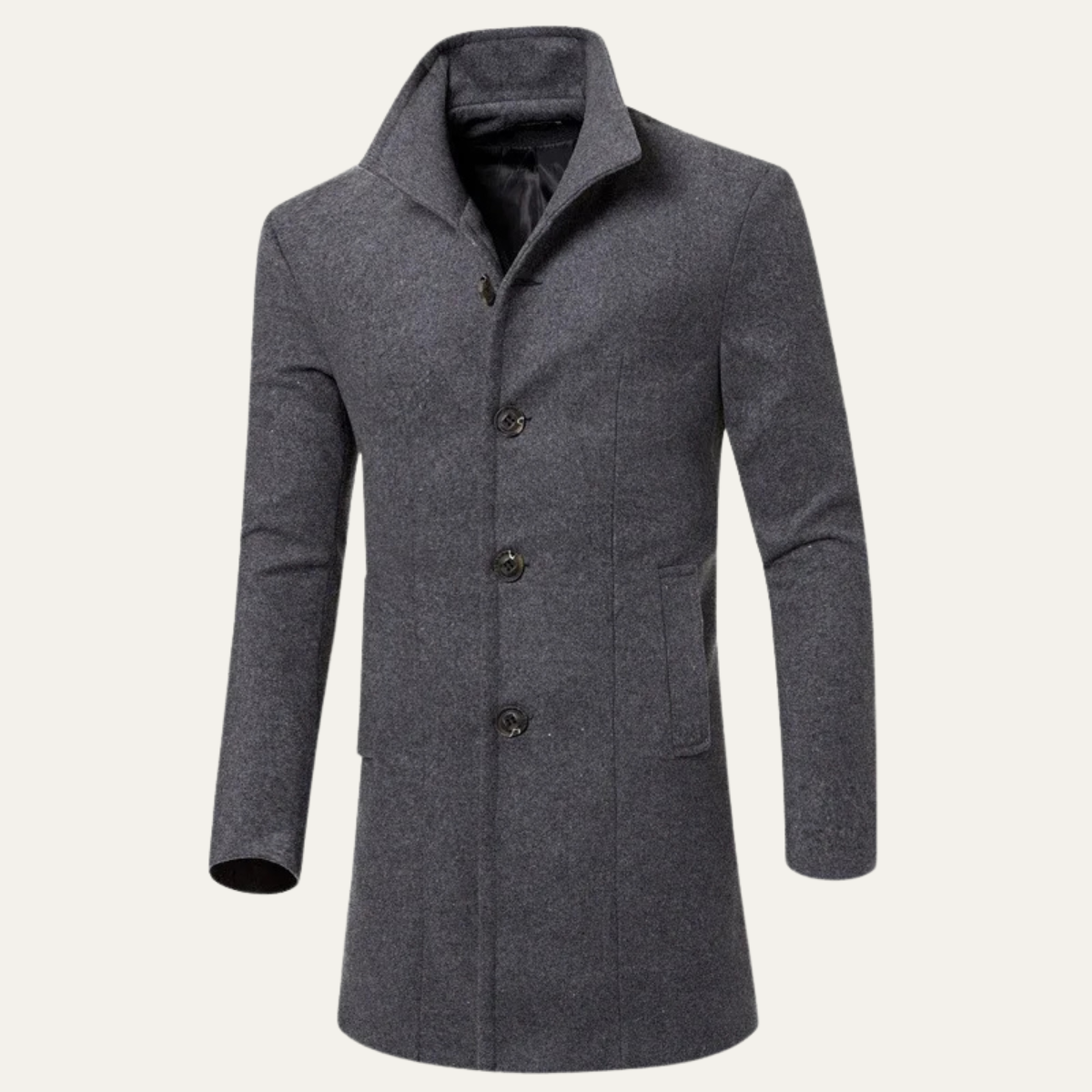The Perth Men's Smart Casual Wool Blend Overcoat