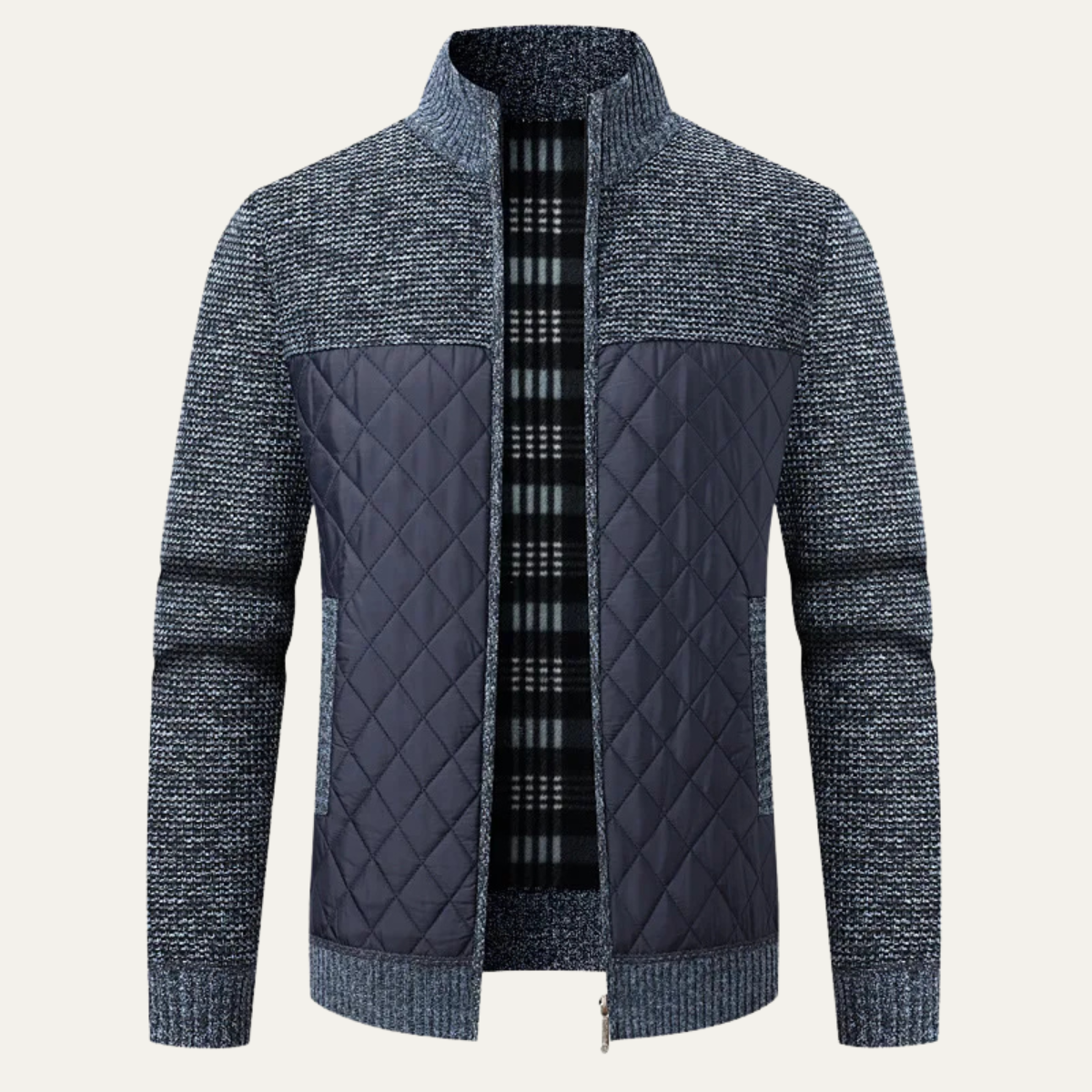 The Greenock Men's Stylish Padded Warm Zip Jacket