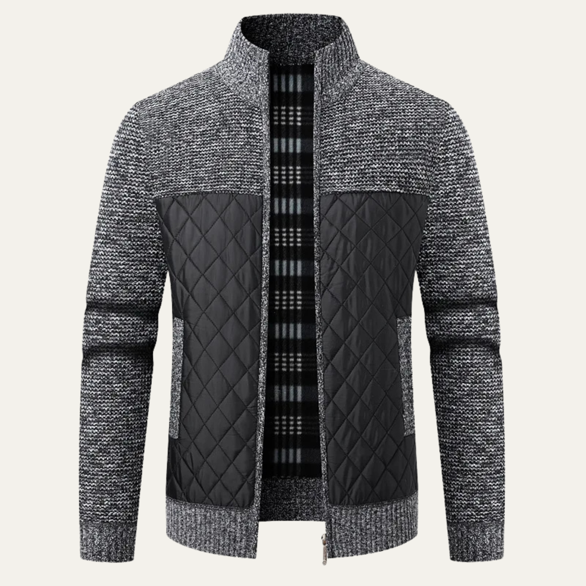 The Greenock Men's Stylish Padded Warm Zip Jacket