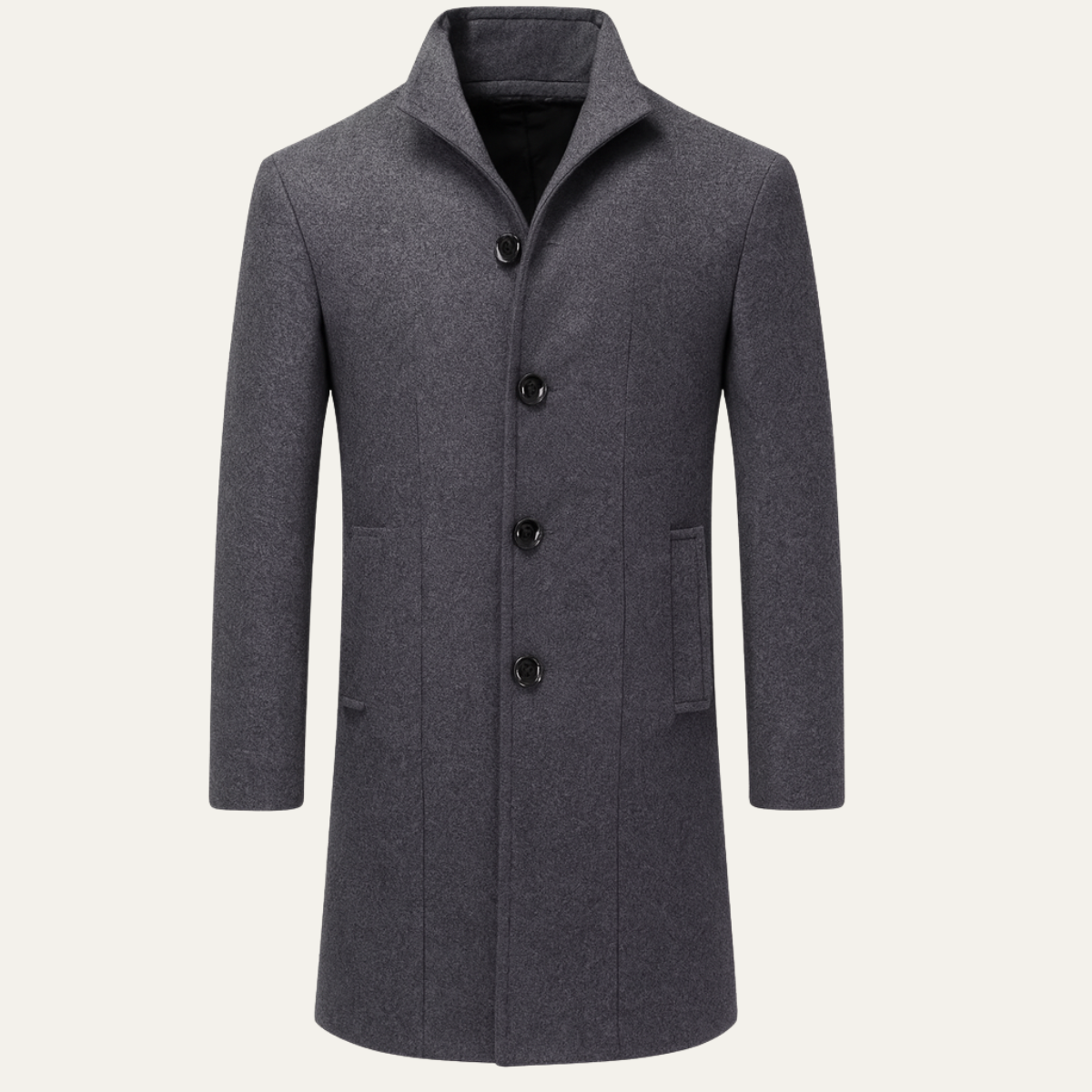 The Perth Men's Smart Casual Wool Blend Overcoat