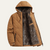The Coatbridge Men's Hooded Quilted Fleece Lined Winter Jacket