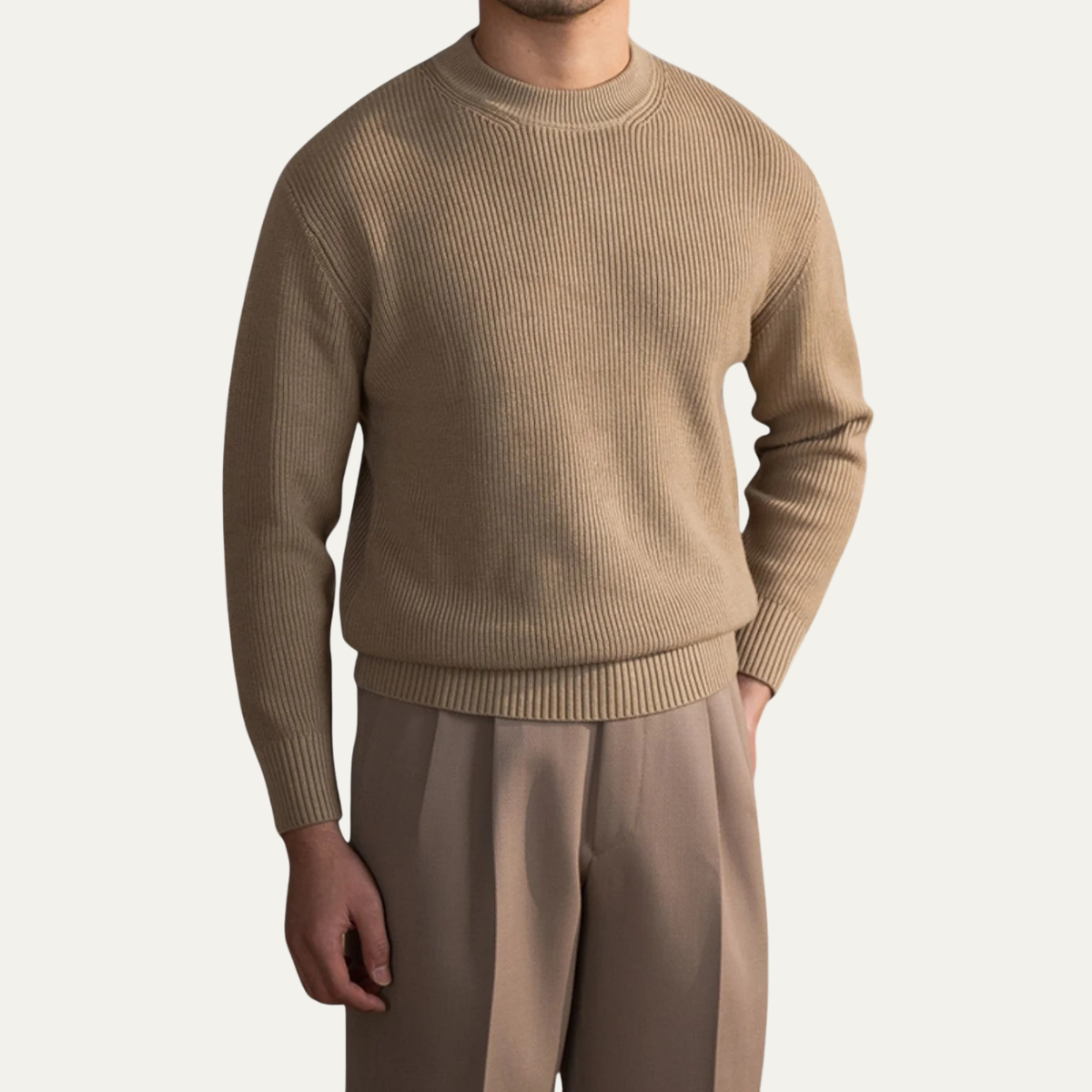 The Sunningdale Men's Wool Blend Crew Neck Jumper