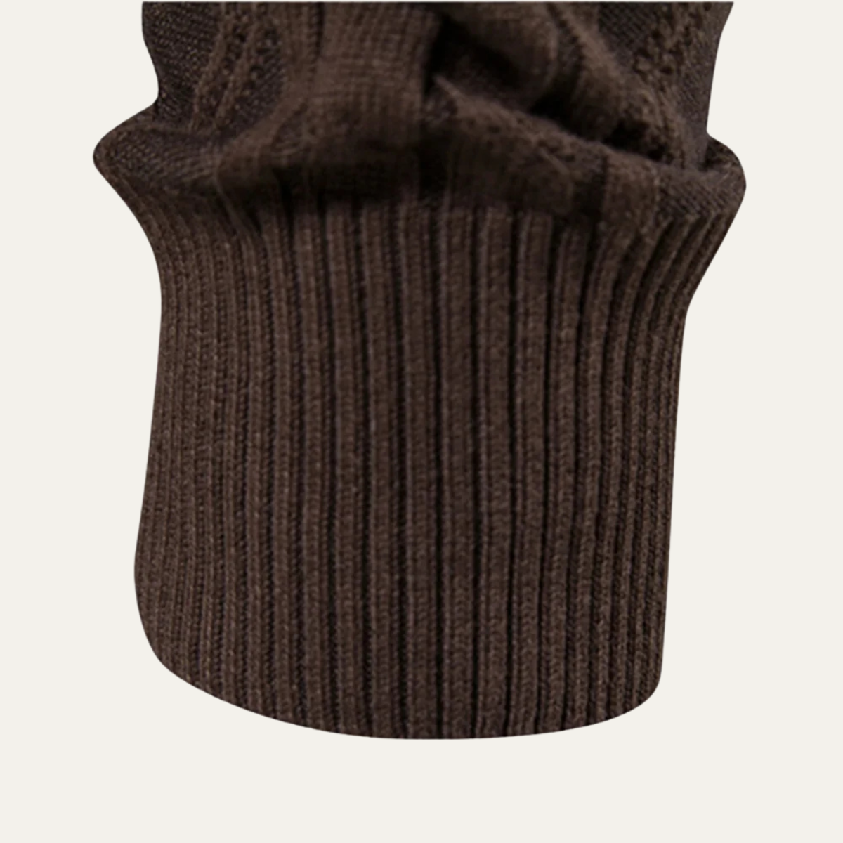 The Brecon Men's Cable Knit Button Front Cardigan