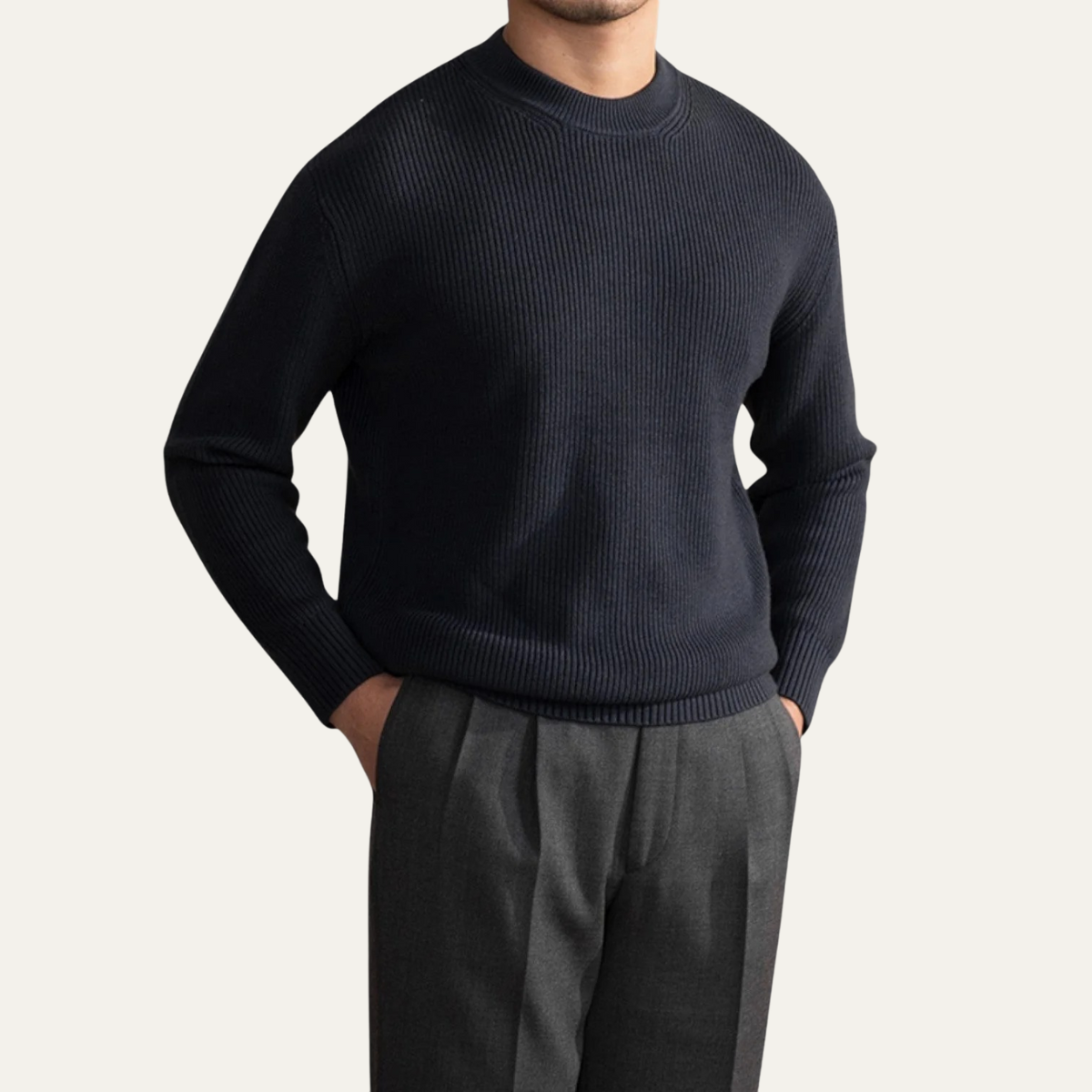 The Sunningdale Men's Wool Blend Crew Neck Jumper