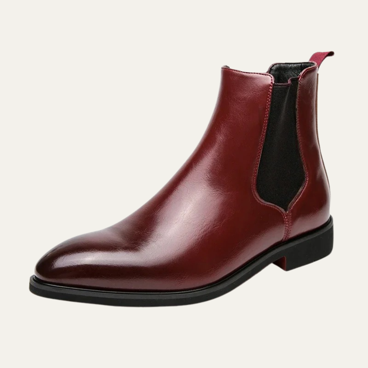 The Cobblestone Men’s Classic Ankle Slip On Leather Boots