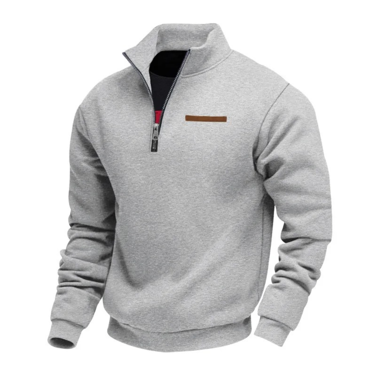 The Canterbury Men’s Quarter Zip Casual Stand Collar Jumper