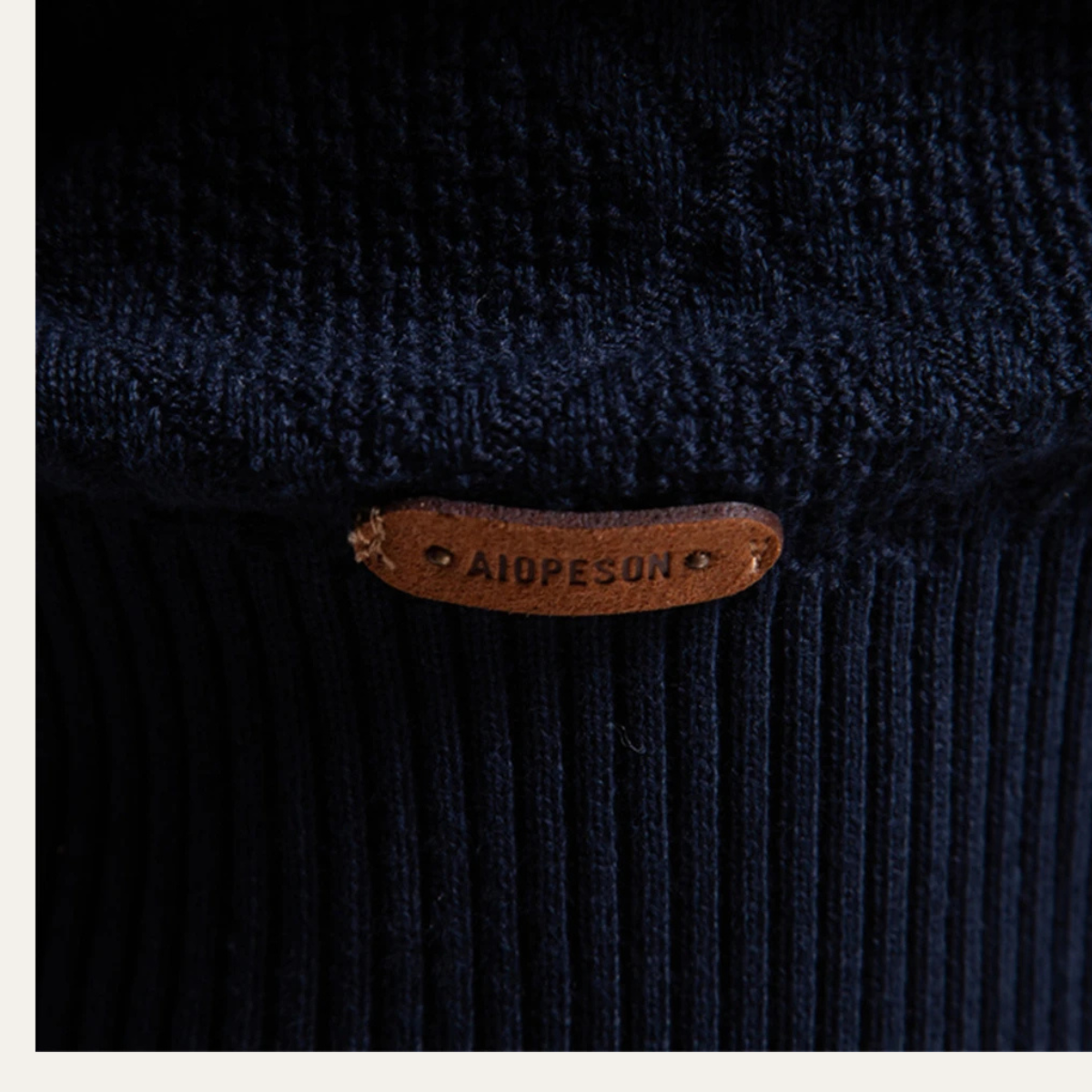 The Hebrides Men's Casual Diamond Pattern KnitPolo Jumper