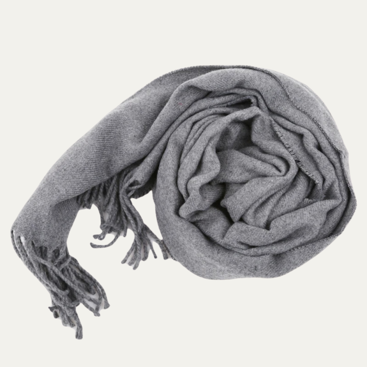 The Rive Gauche Cashmere Merino Scarf for Men - Grey