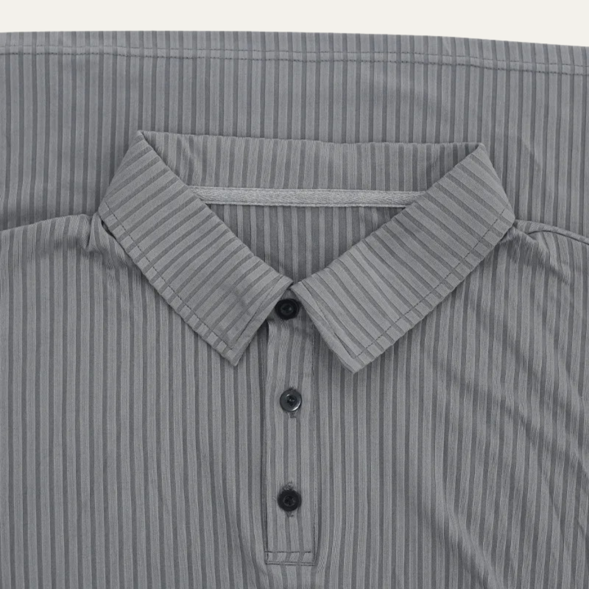 The Sorrento Men’s Ribbed Casual Button Neck Polo Shirt