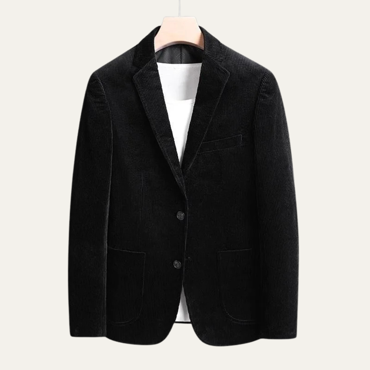 The Porto Cervo Men's Casual Two Button Corduroy Blazer Jacket