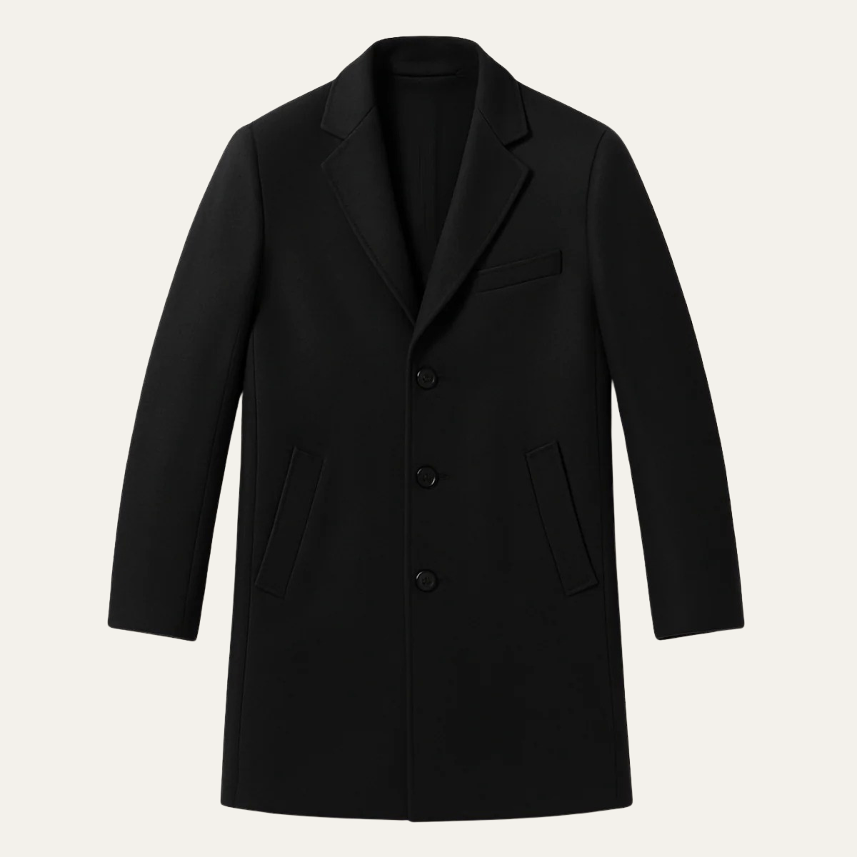 The Glastonbury Men's Classic Long Winter Smart Coat