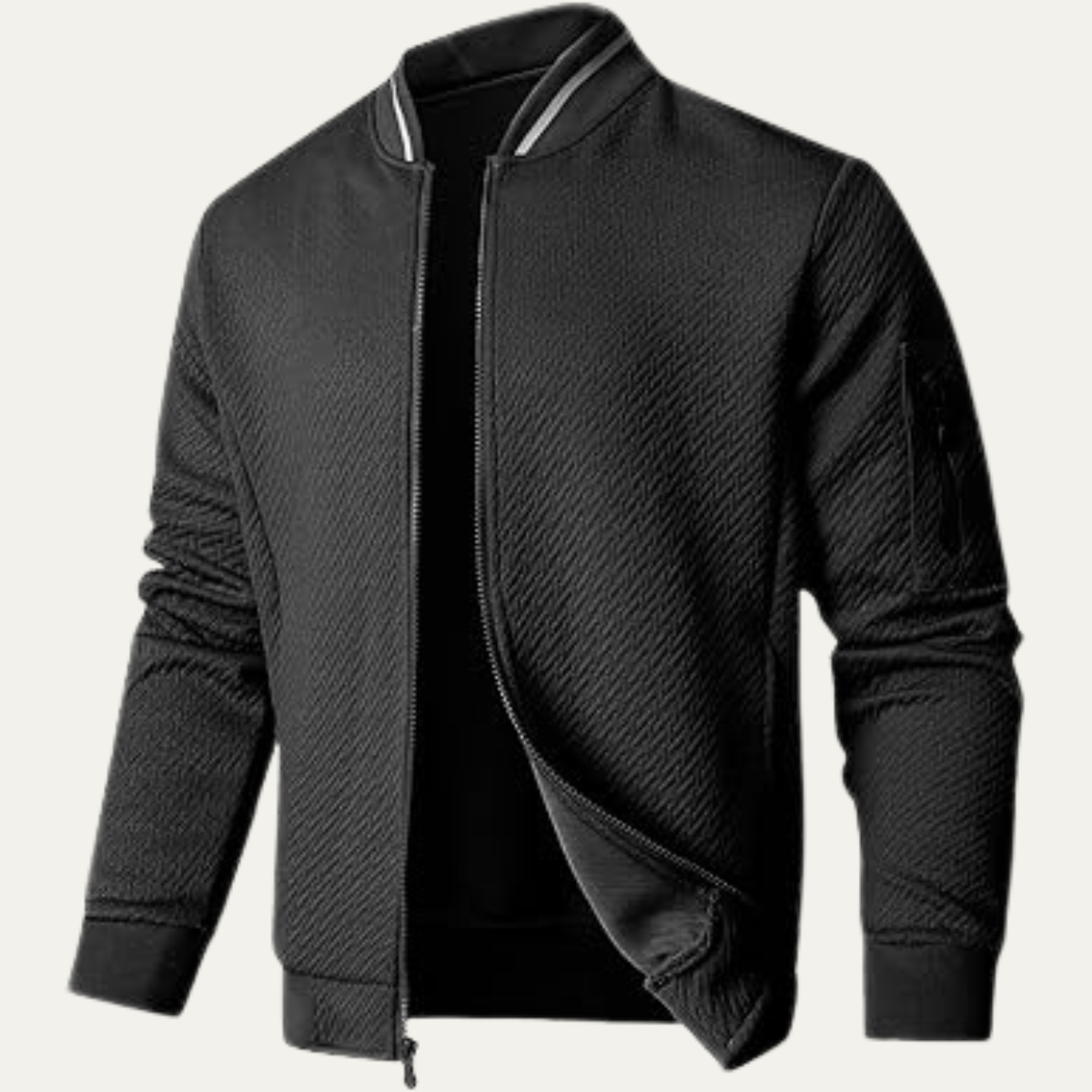 The Monterosso Men’s Casual Zip Up Lightweight Bomber Jacket