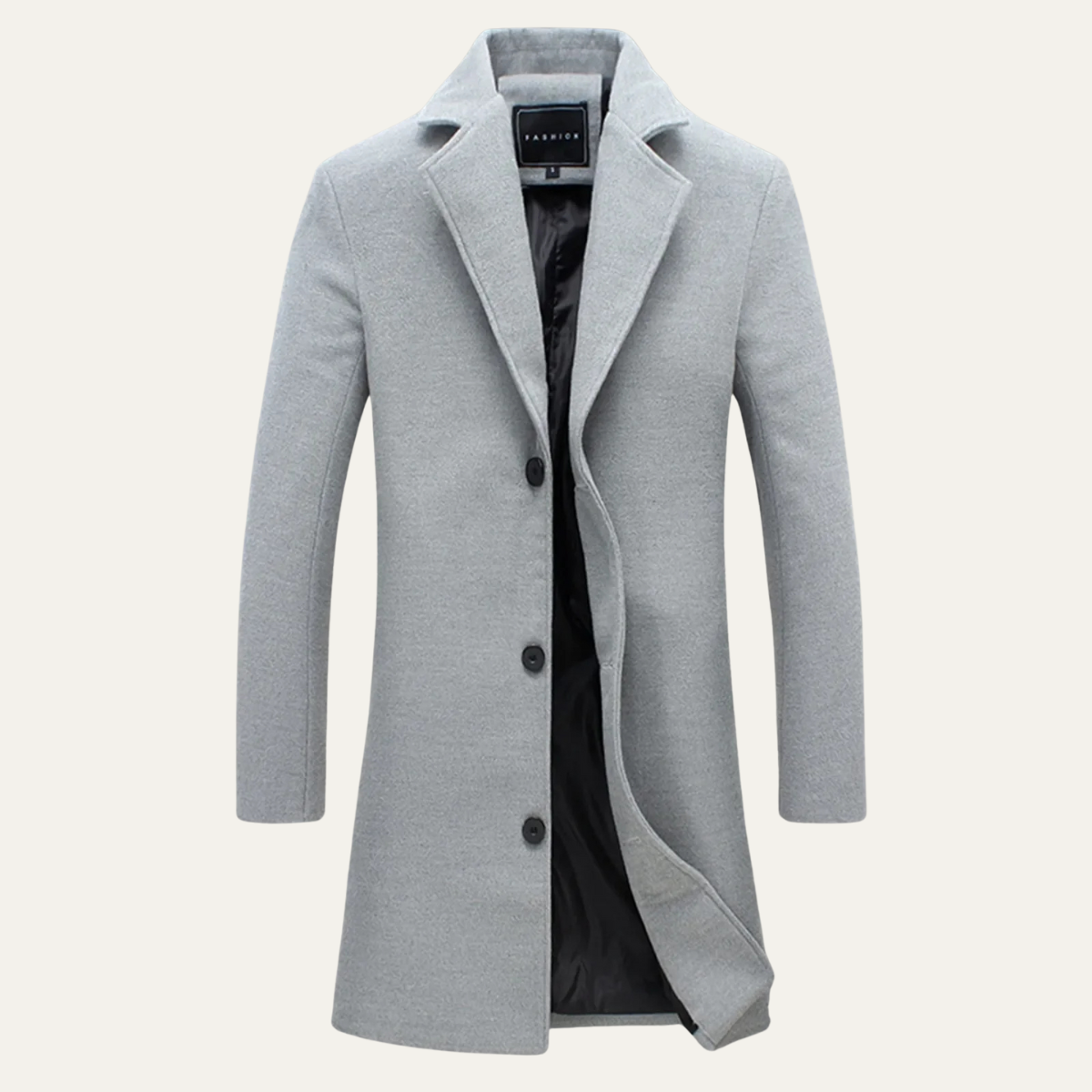 The San Candido Men’s Winter Wool Blend Slim Fit Overcoat