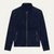 The Cirencester Men's Suede Zip Up Casual Bomber Jacket in Navy