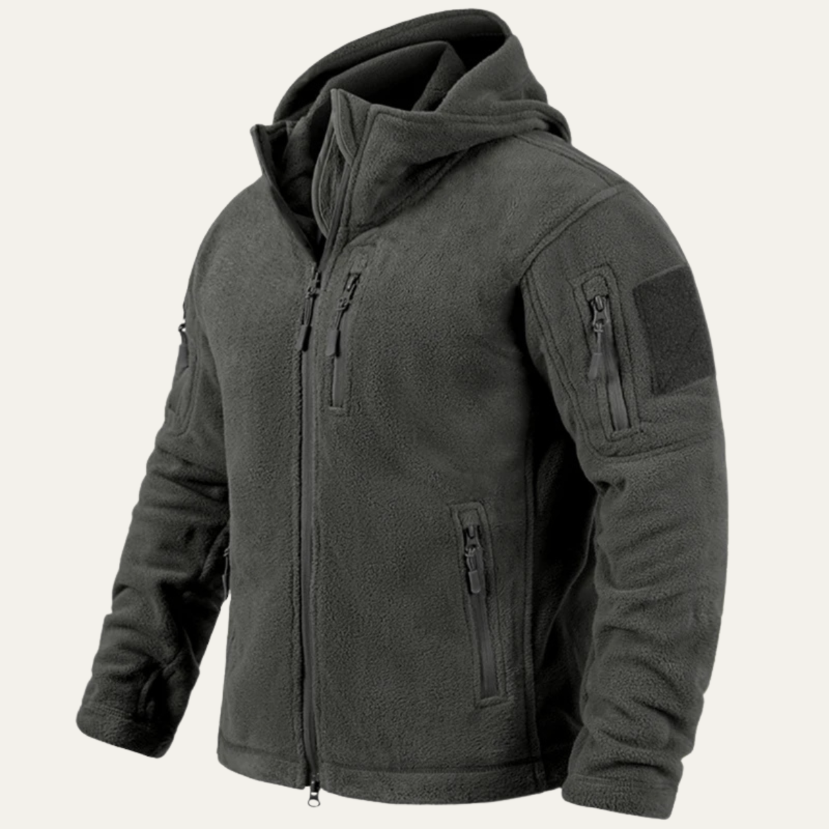 The Moray Men's Winter Fleece Tactital Hooded Jacket