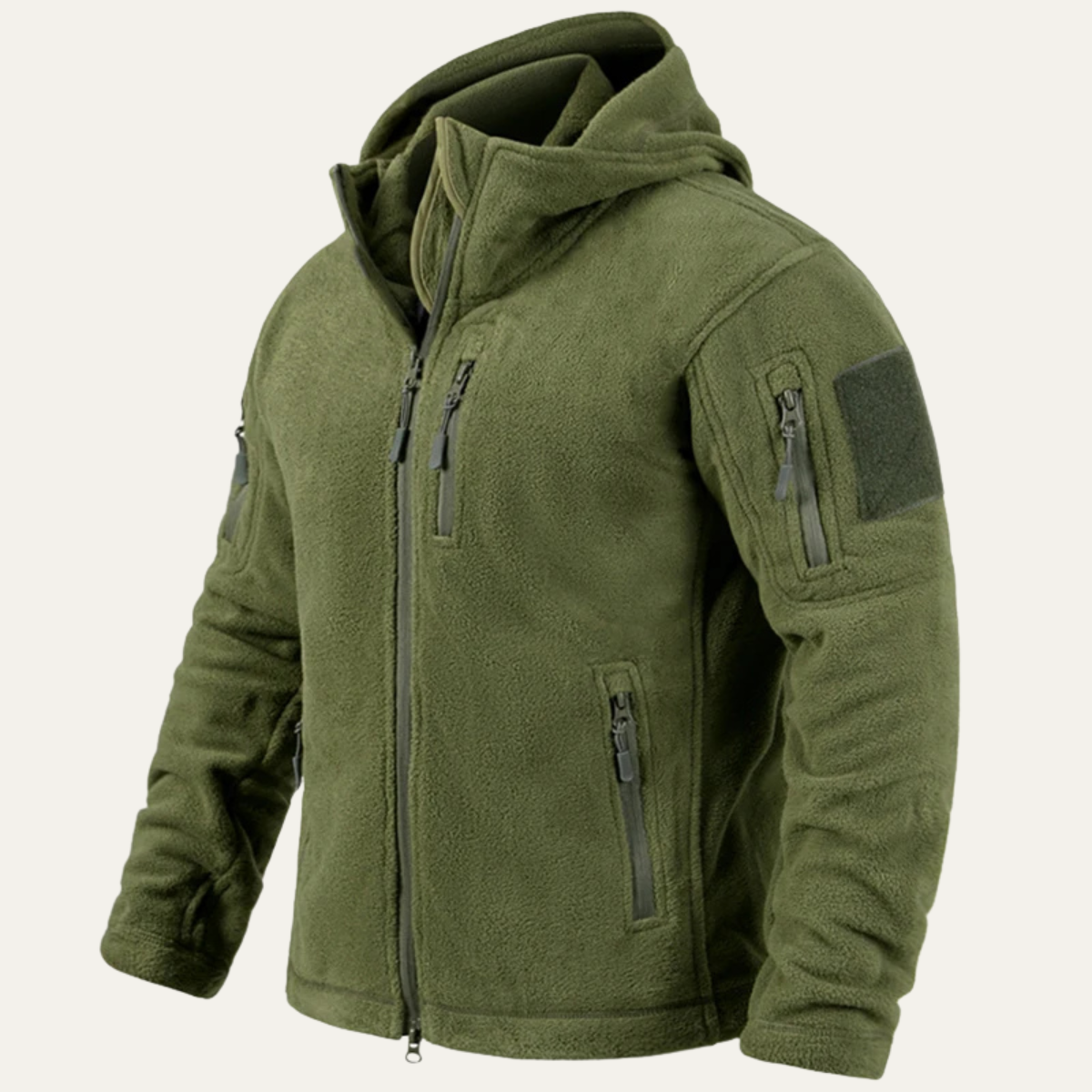 The Moray Men's Winter Fleece Tactital Hooded Jacket