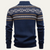 The Chepstow Men's Patterned Knit Zip Up Winter Cardigan