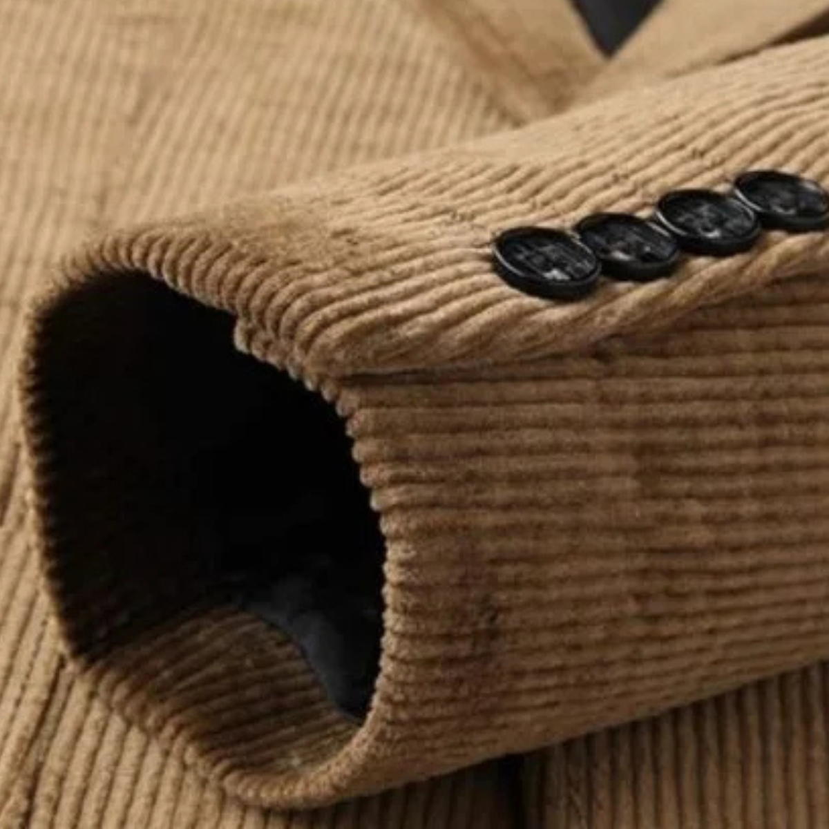 The Porto Cervo Men's Casual Two Button Corduroy Blazer Jacket