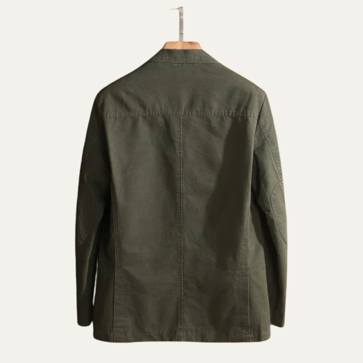 The Costa Smeralda Men's Army Green Light Weight Cotton Blazer Jacket