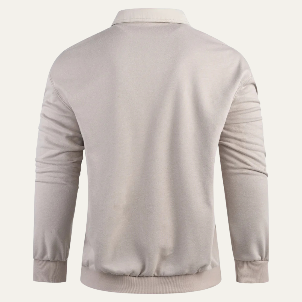 The Ayr Men's Casual Polo Jumper with Front Pocket