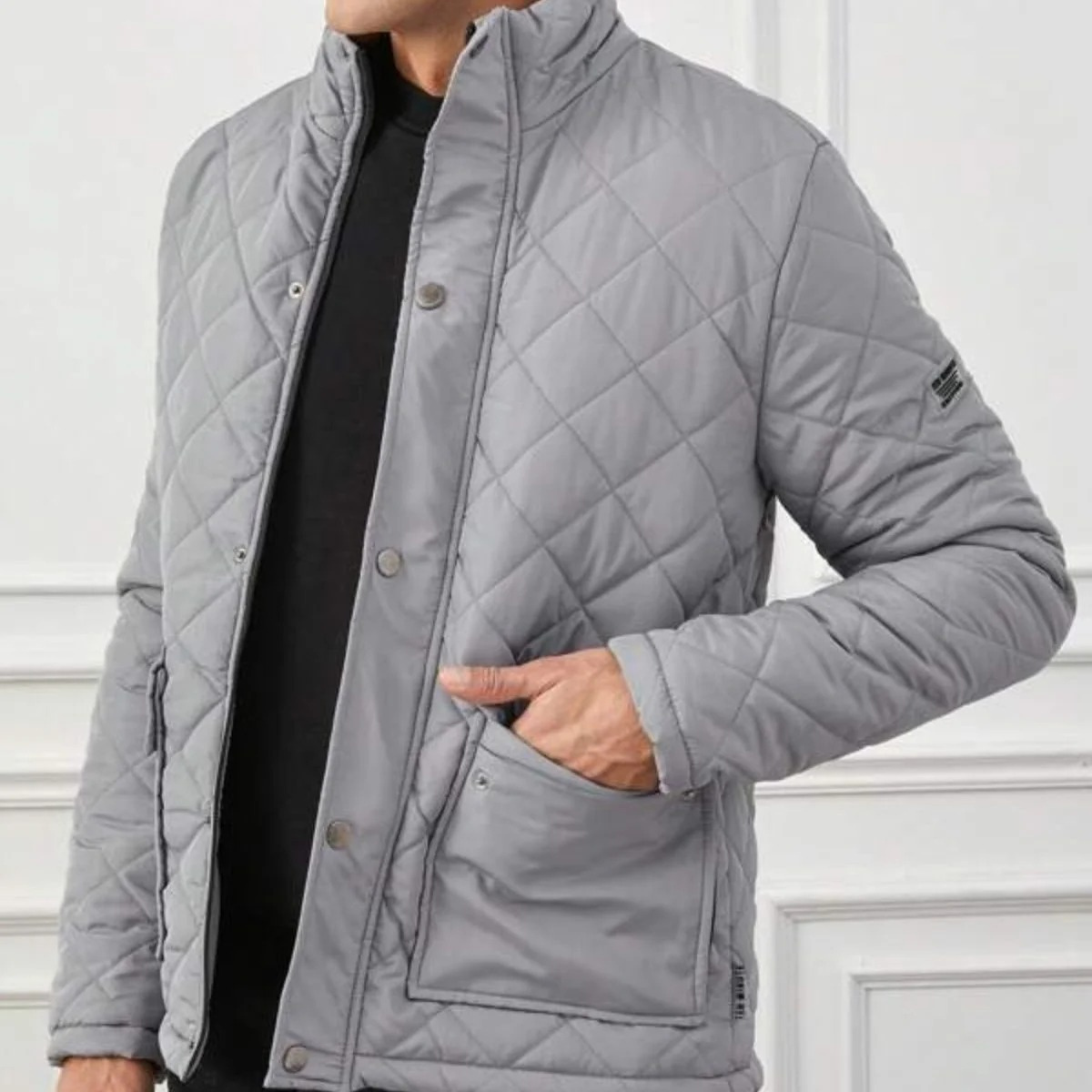 The Cotswolds Men's Warm Winter Quilted Jacket