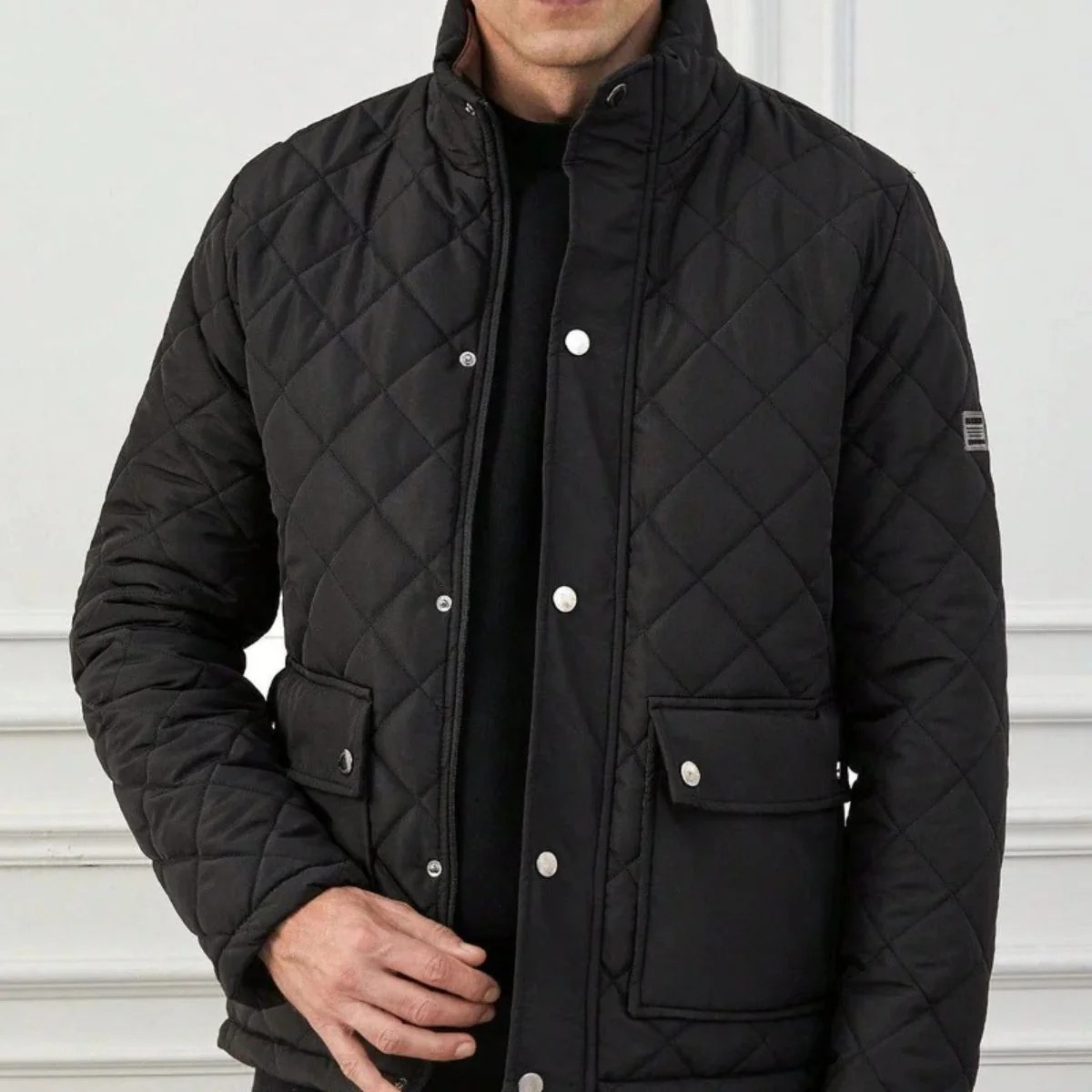 The Cotswolds Men's Warm Winter Quilted Jacket