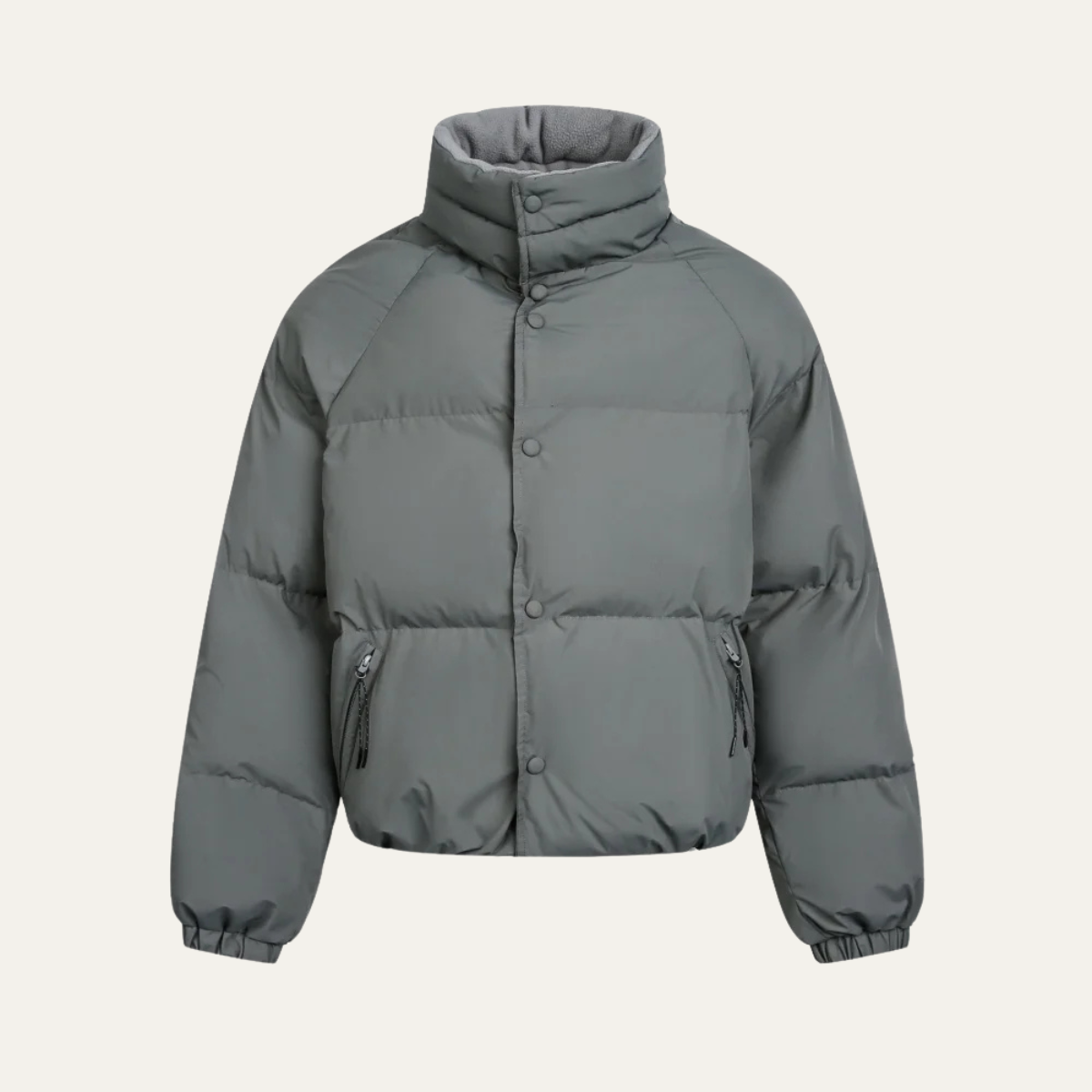 The Bressanone Men’s Winter Warm Puffer Jacket with Stand Collar