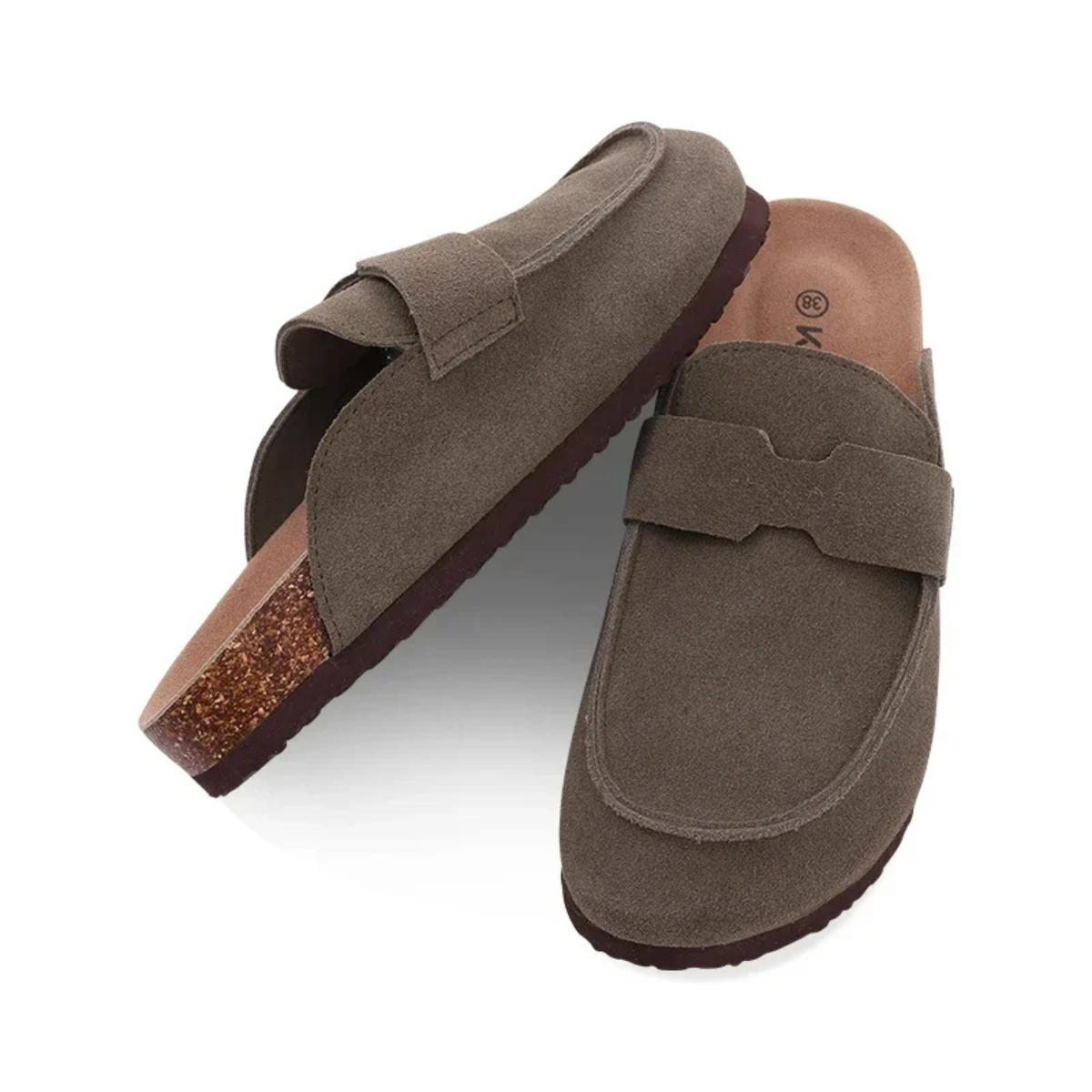The Lavenham Men's Suede Slip On Trendy Moccasin Slipper